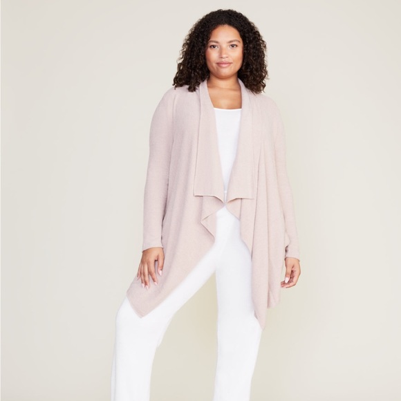 Barefoot Dreams Sweaters - Barefoot dreams faded rose hi lo cardigan